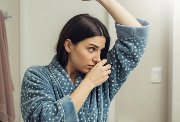 why do my armpits smell so bad even after a shower