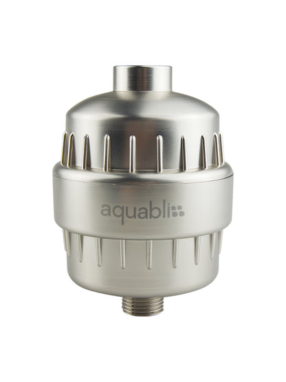 SF100 brushed nickel  Daily Revitalize Shower Filter on a white background 