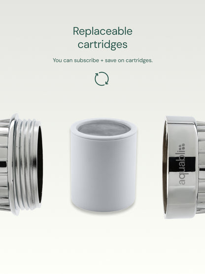 Replaceable cartridge with call out for subscribe + save 