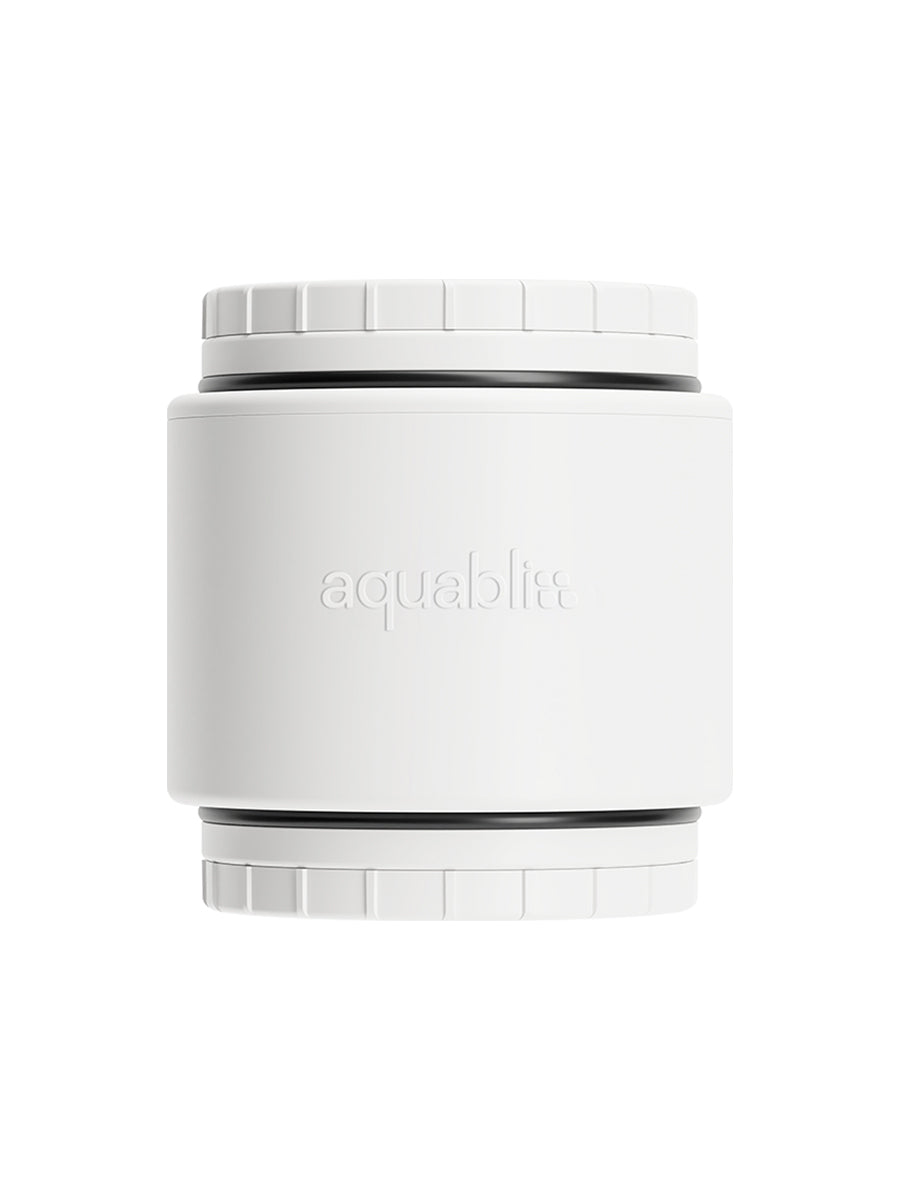 One white SFC400 shower filter cartridges on a white background
