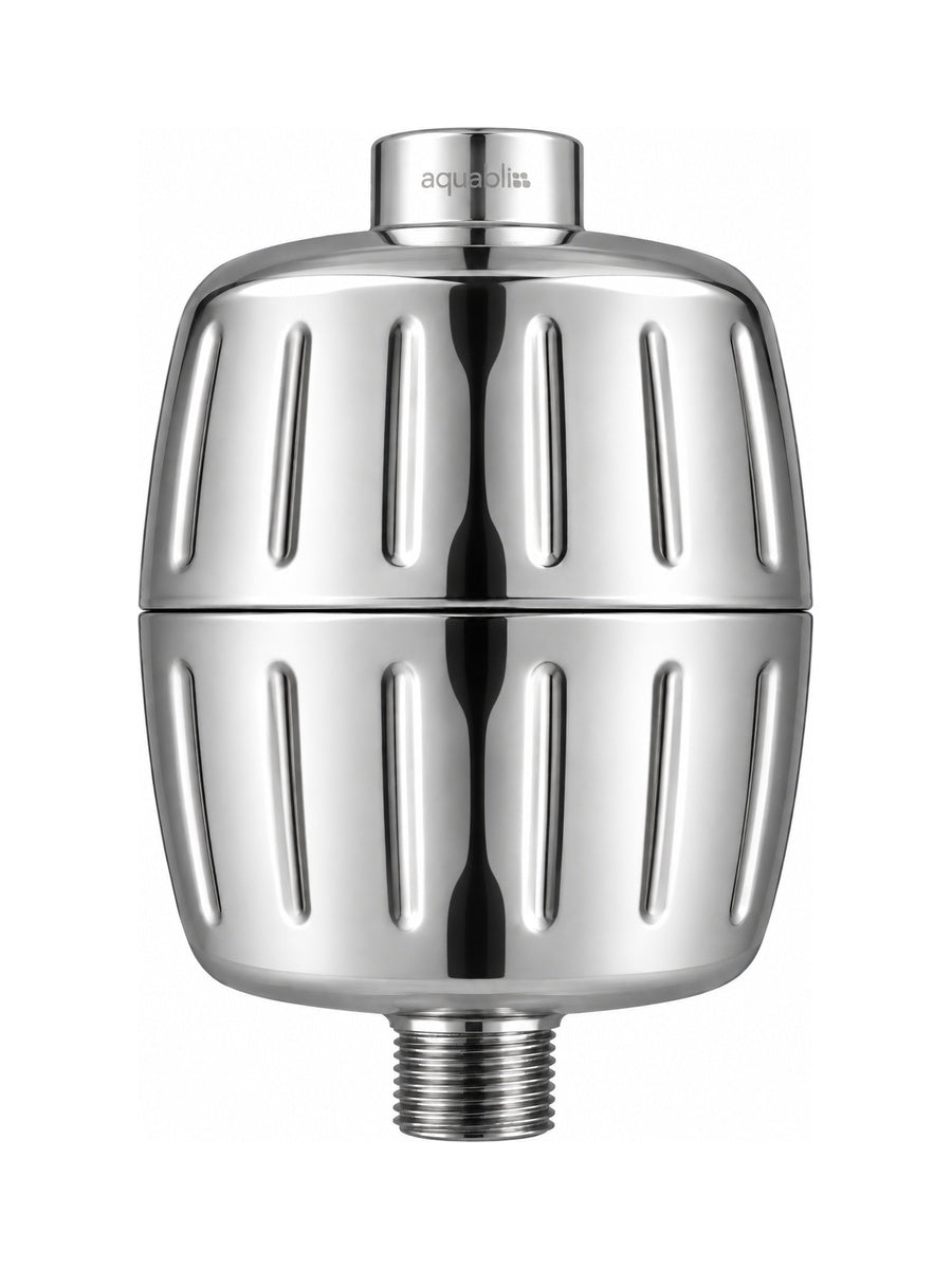 Aquabliss sf500 shower filter on a white background 