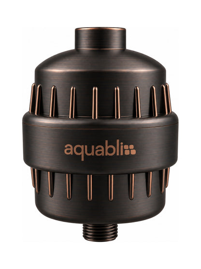 SF100 Daily Revitalize Shower Filter in Oil rubbed bronze on a white background