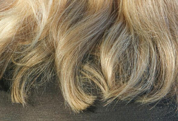 blonde hair