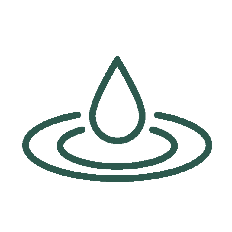 calm icon dark green