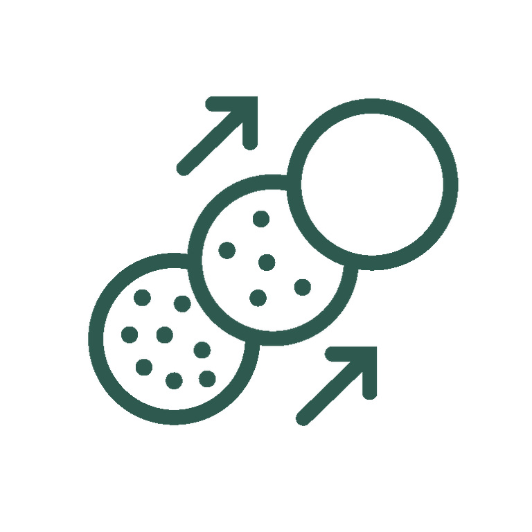 eczema icon dark green