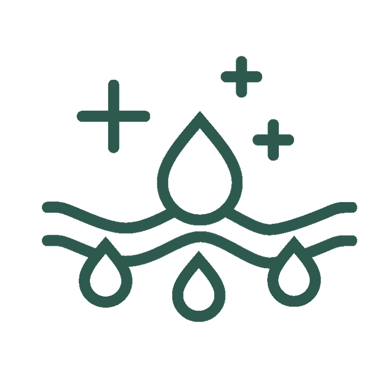 hydration icon dark green