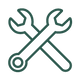 installation icon dark green