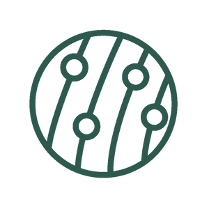 irritated skin icon dark green