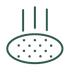 sediment guards icon dark green