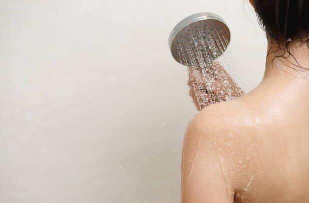 shower experience with universal shower filter