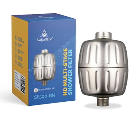 shower filter for hard water from calcium and magnesium