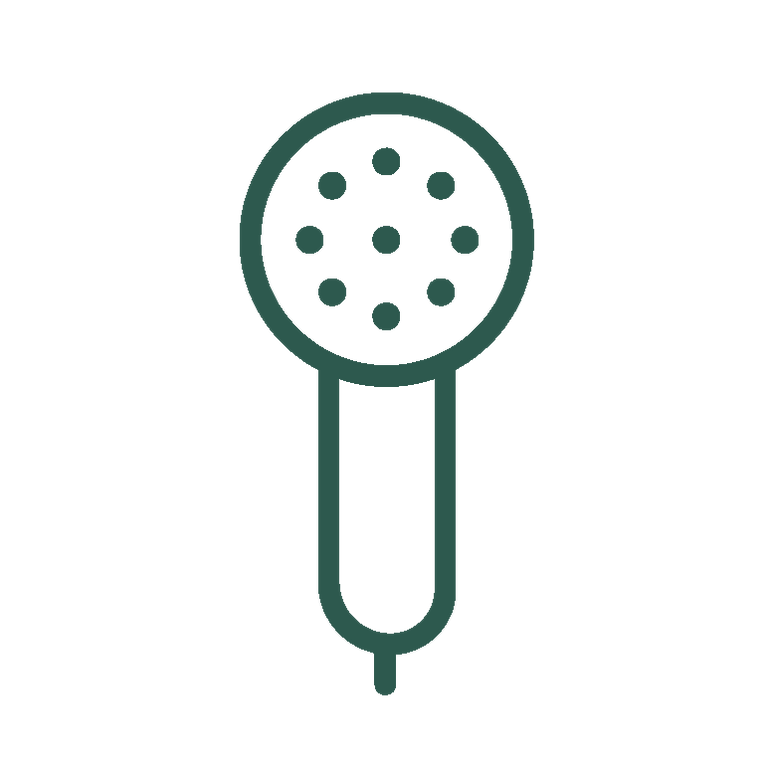 shower head icon dark green
