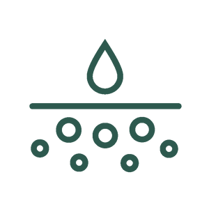 soft on skin icon dark green