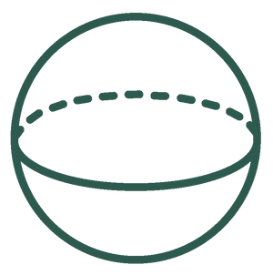 water molecule icon dark green