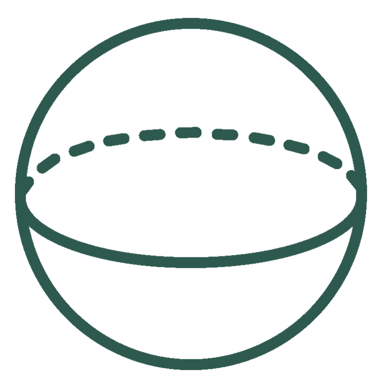 water molecule icon dark green