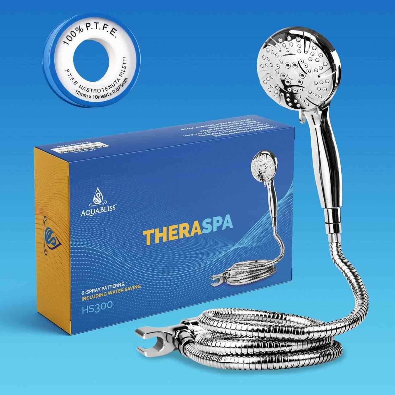 AquaBliss TheraSpa Hand Held Shower Head Set - Chrome (HS300