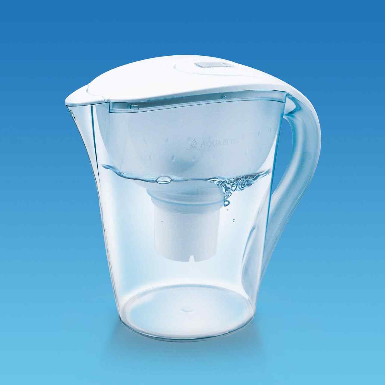 AquaBliss Longest Lasting 10-Cup Water Pitcher – Filter 2 Times More