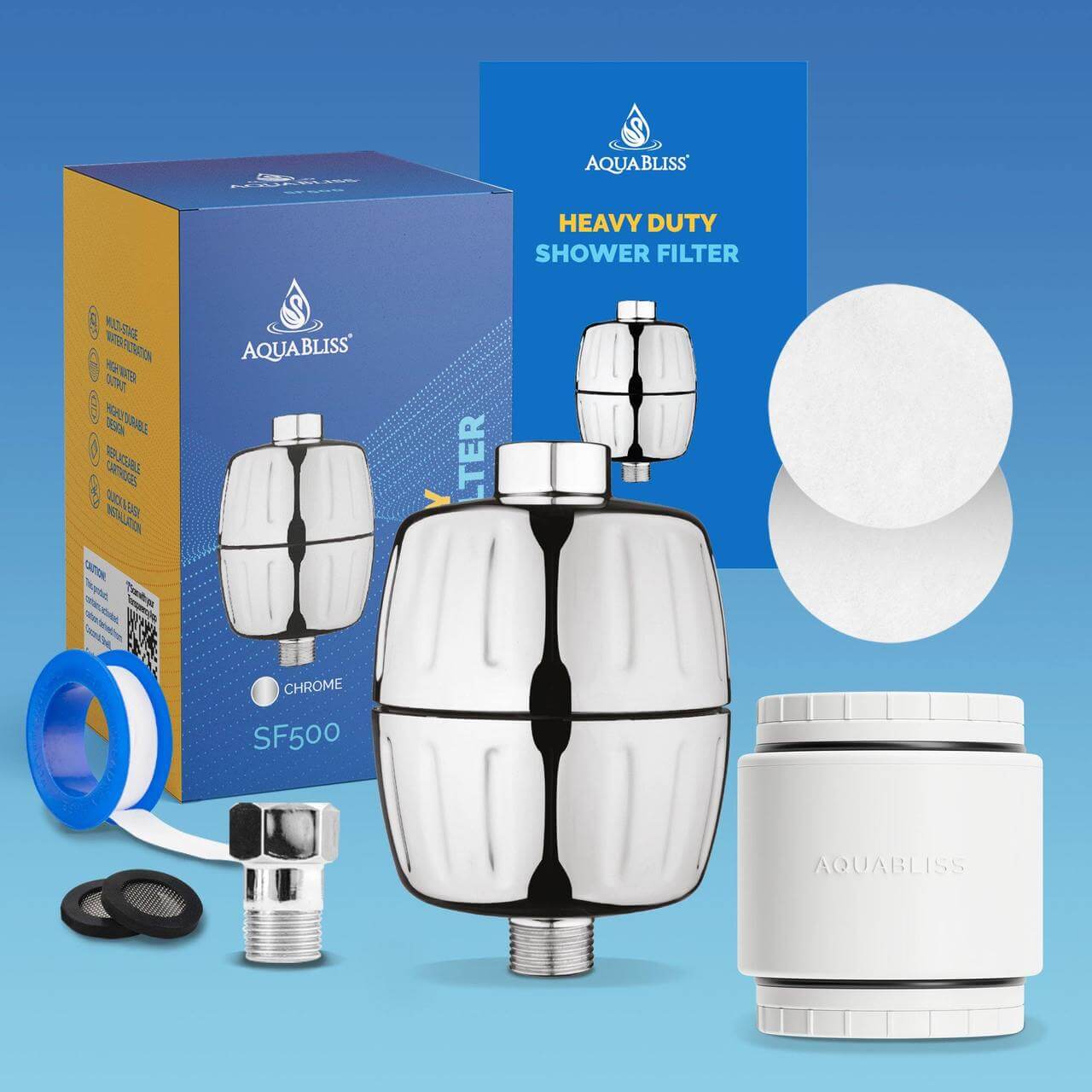 AquaBliss HD Multi-Stage Shower Filter (SF500)